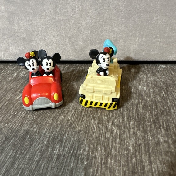 McDonald's Other - Lot Of 2 Mickey & Minnie Mouse Train Cars 2020 McDonalds Happy Meal Toy Dinosaur